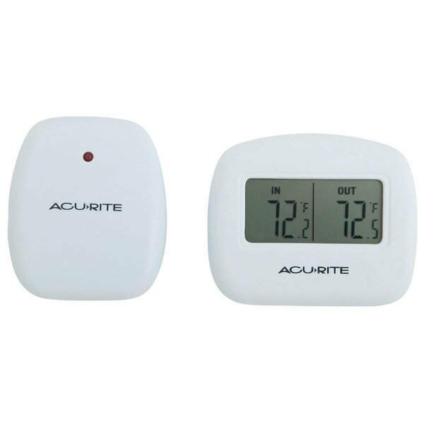 Acurite 2-1/2in. Receiver, 2-1/2in. Sensor  Wireless Indoor & Outdoor Thermometer 00782A3
